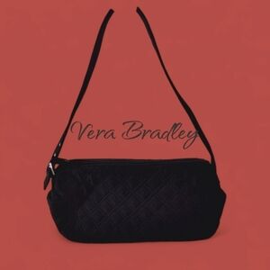 Vera Bradley Black Quilted 11" Bag